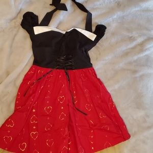 Red Queen cosplay dress